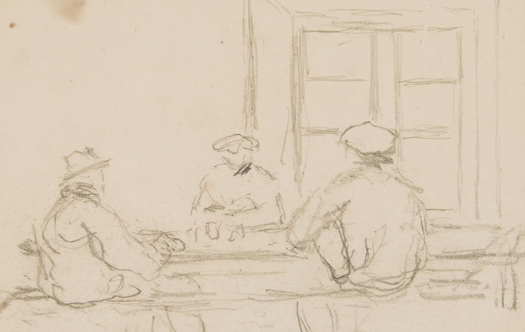 Artwork by James Wilson Morrice,  Interior with Figures