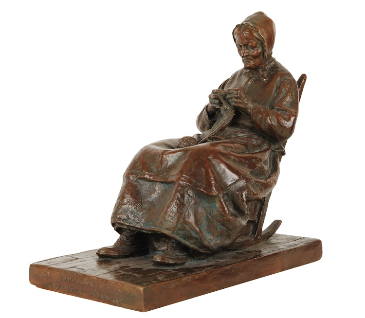 Artwork by Marc-Aurèle de Foy Suzor-Coté, La compagne du vieux pionnier