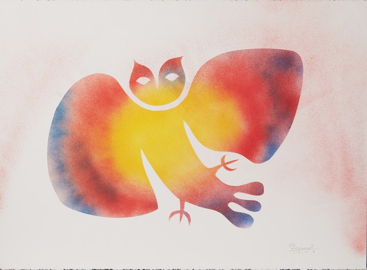 Artwork by Simon Brascoupe, Owl