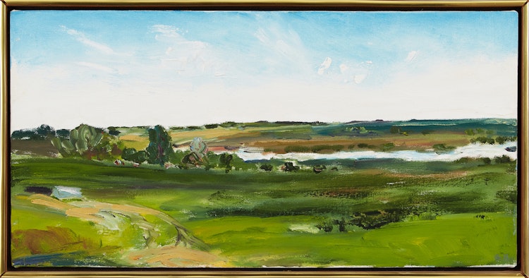 Artwork by Gregory Hardy, Cattle Grazing