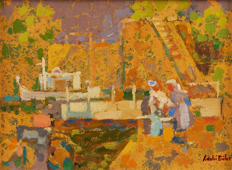Artwork by André Charles Bieler, On the Rideau