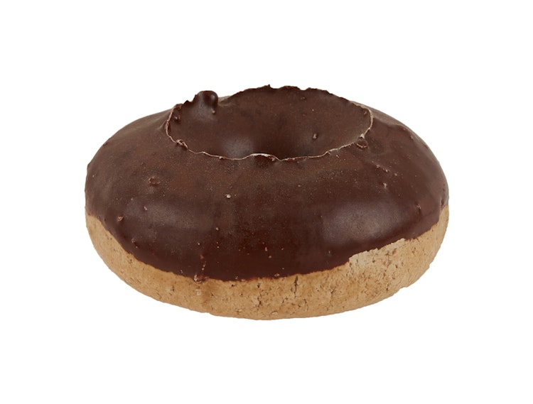 Artwork by David James Gilhooly, Chocolate Glazed Donut
