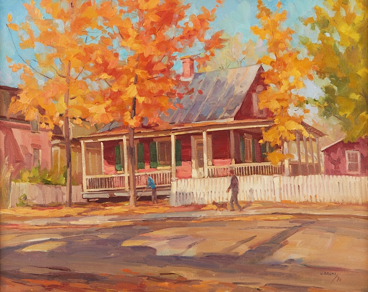 Artwork by Umberto Bruni, Automne