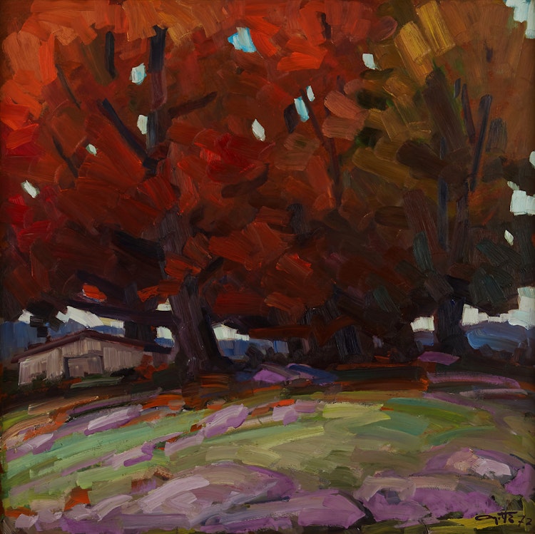 Artwork by Leo Ayotte, Paysage
