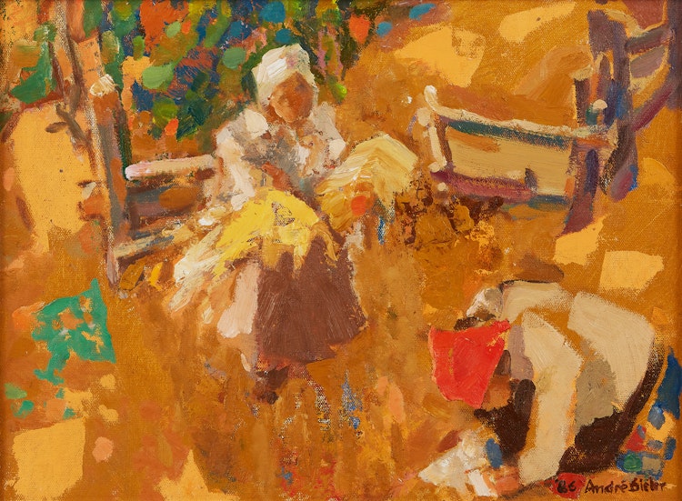 Artwork by André Charles Bieler, Fin de la journée