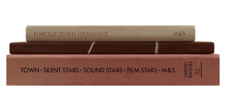 Artwork by Harold Barling Town, Harold Town - Drawings; Harold Town - Enigmas; Harold Town - Silent Stars, Sound Stars, Film Stars