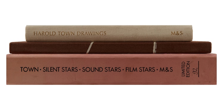 Artwork by Harold Barling Town,  Harold Town - Drawings; Harold Town - Enigmas; Harold Town - Silent Stars, Sound Stars, Film Stars