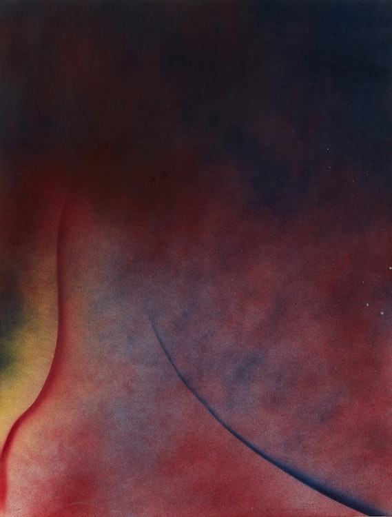 Artwork by Kenneth Campbell Lochhead, Blue Soar