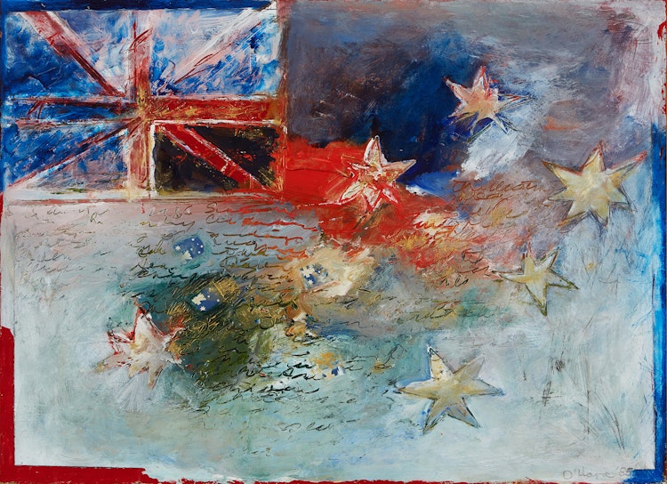 Artwork by Pat O’Hara,  Australia #4 (Flag C)