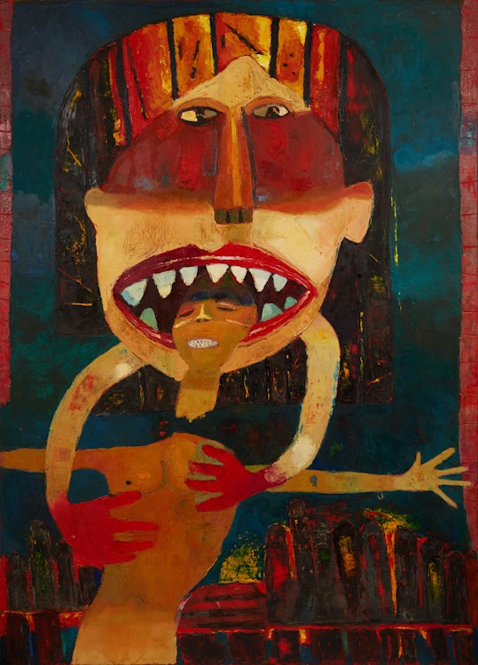 Artwork by Peter Aspell, Saturn