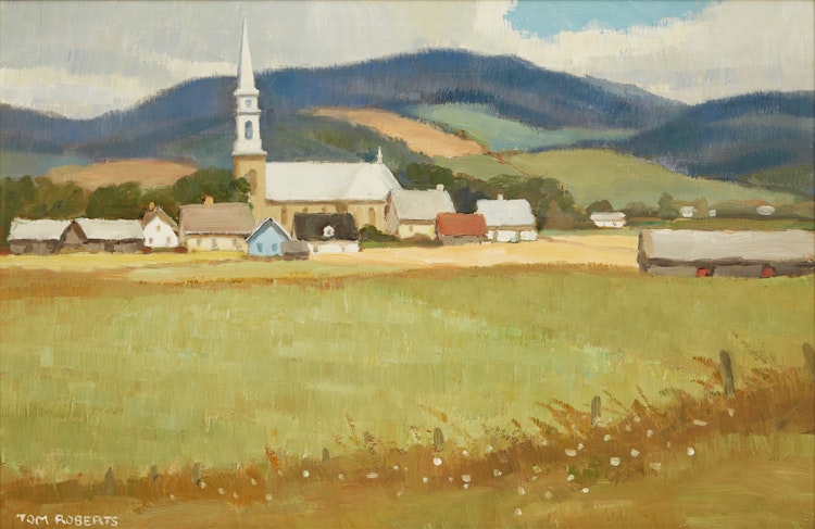Artwork by Thomas Keith Roberts, View of St. Pascal