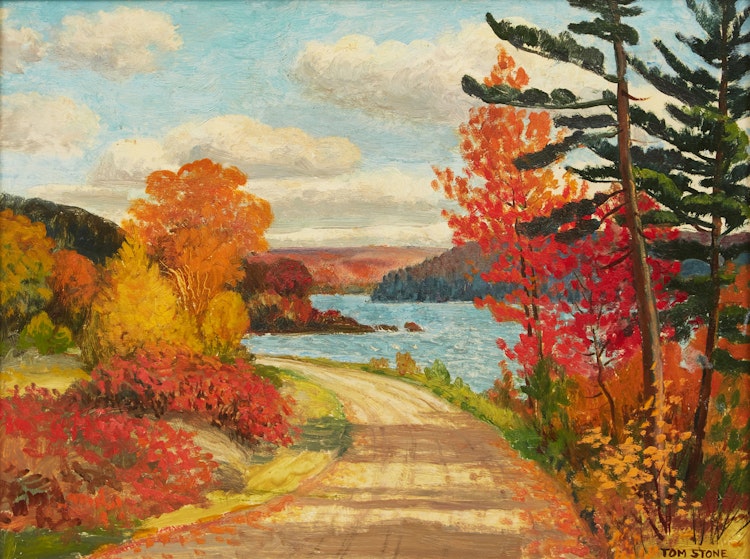 Artwork by Thomas Albert Stone,  The Narrows, Lake of Bays