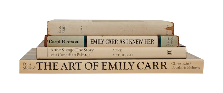 Artwork by Books and Reference, G.A. Reid: Canadian Artist; Emily Carr As I Knew Her; Anne Savage: The Story of a Canadian Painter; The Art of Emily Carr