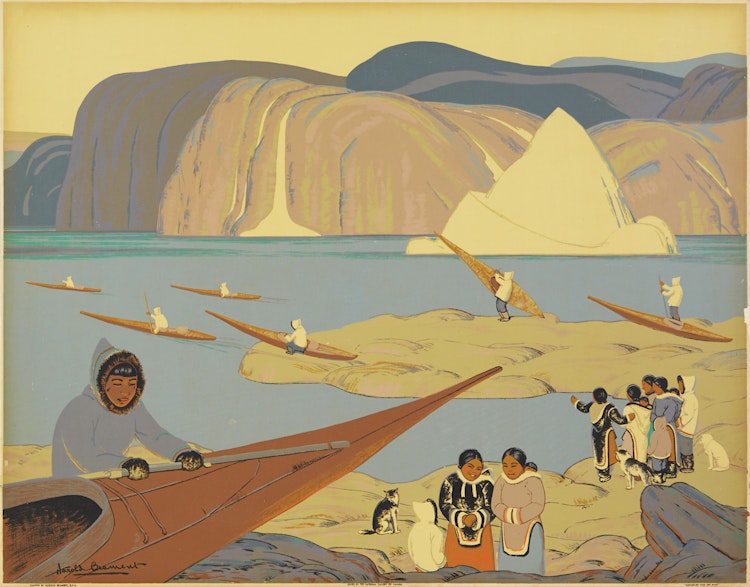 Artwork by Thomas Harold Beament, Departure for the Hunt
