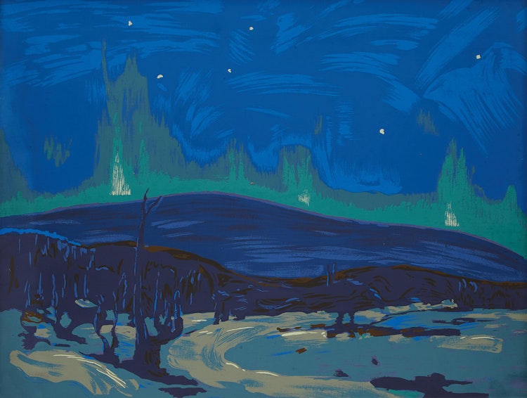 Artwork by Tom Thomson,  Northern Lights