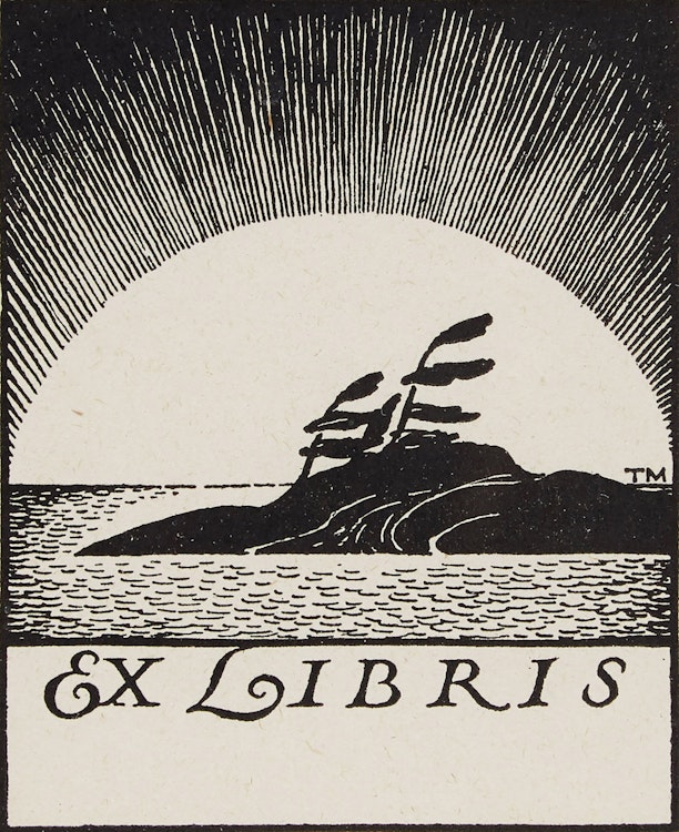 Artwork by Thoreau MacDonald,  Ex Libris