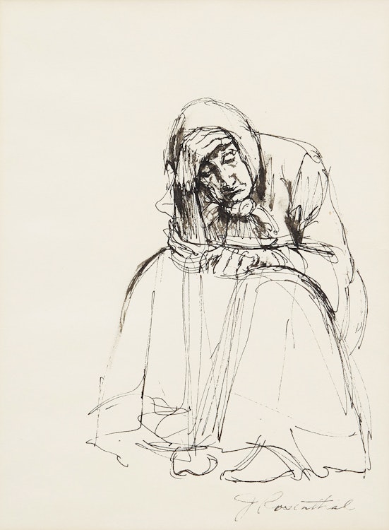 Artwork by Joe Rosenthal,  Seated Woman