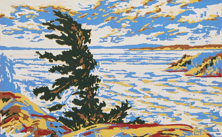 Artwork by Canadian School, Georgian Bay (after Varley)