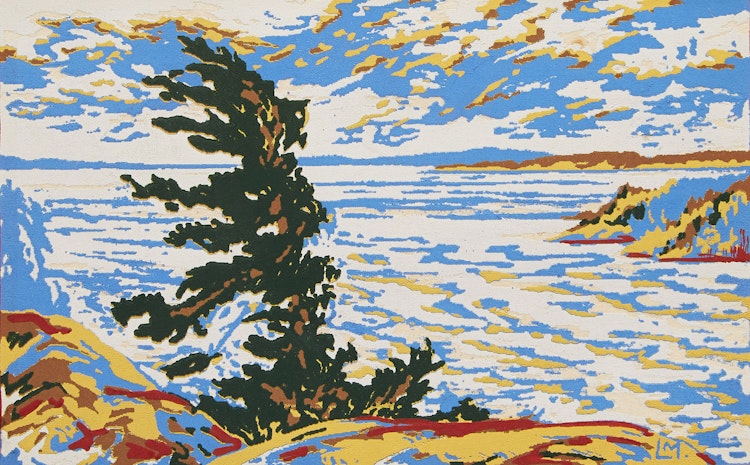 Artwork by  Canadian School,  Georgian Bay (after Varley)