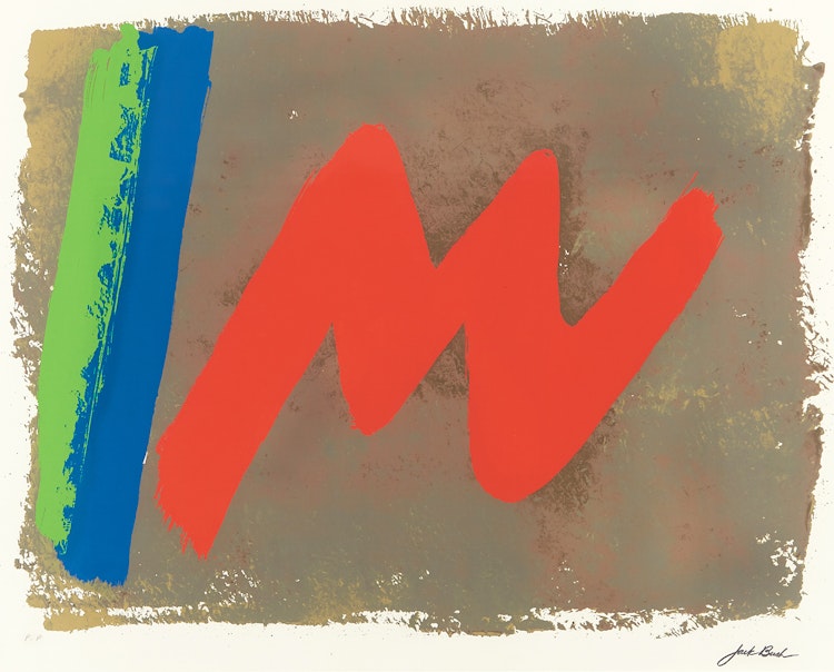 Artwork by Jack Hamilton Bush, Red M