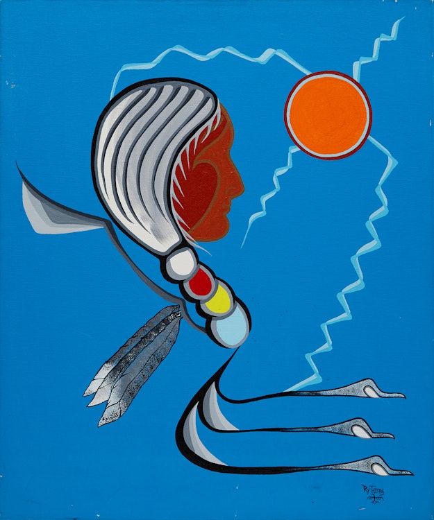 Artwork by Roy Thomas,  Elder of Native People