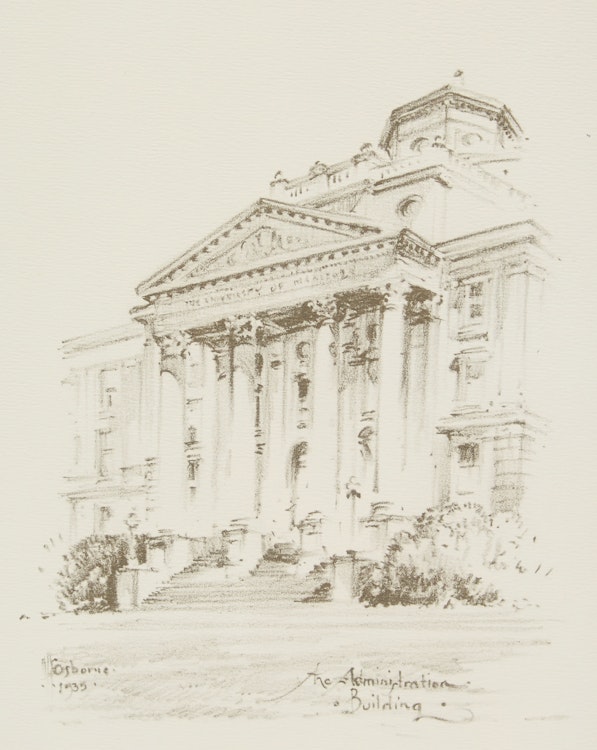Artwork by Unknown 20th Century Artist, The Administration Building, University of Manitoba