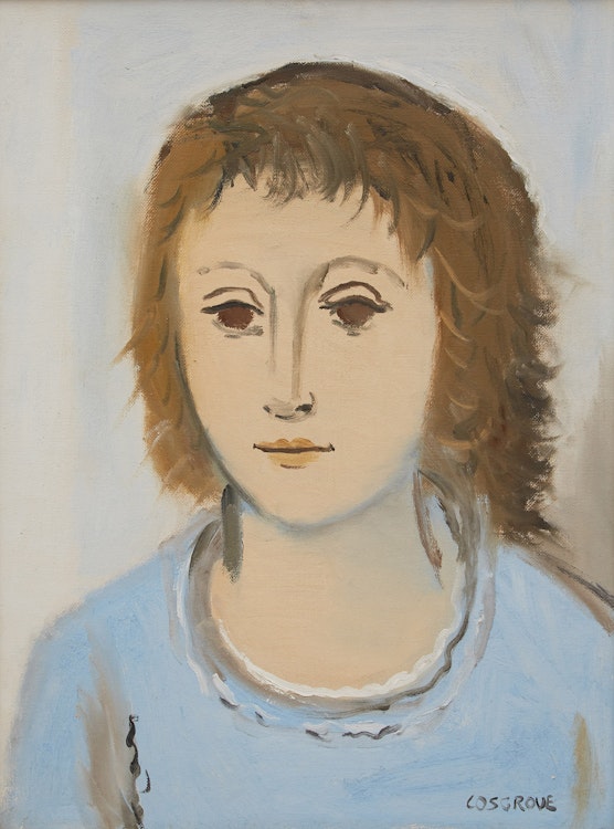 Artwork by Stanley Morel Cosgrove, Portrait of a Young Woman