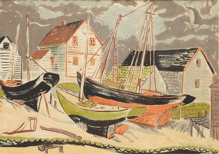 Artwork by Bobs Cogill Haworth, Port au Persil