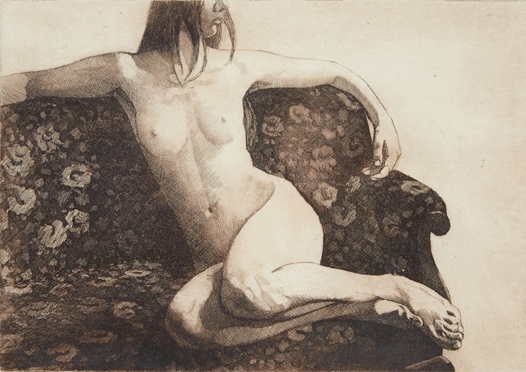Artwork by Hugh Mackenzie, Untitled (Nude)