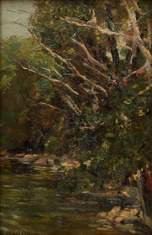 Artwork by Frederic Marlett Bell-Smith, By the River