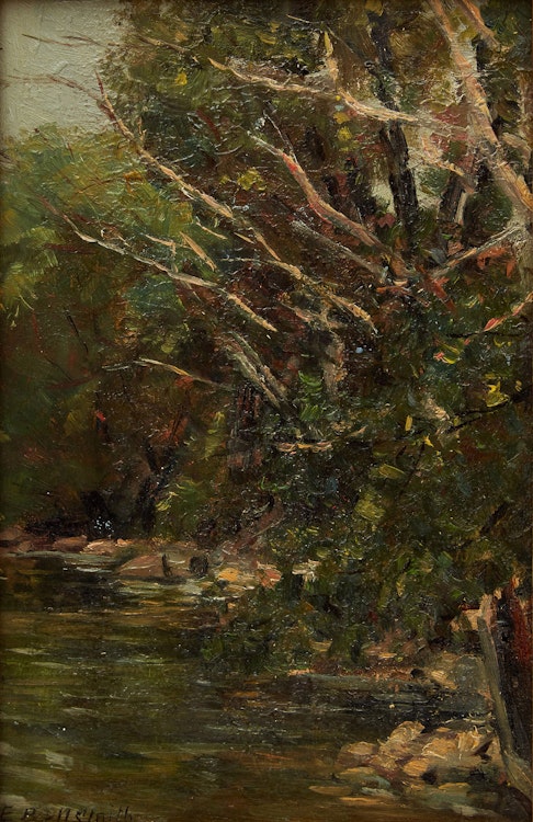 Artwork by Frederic Marlett Bell-Smith,  By the River