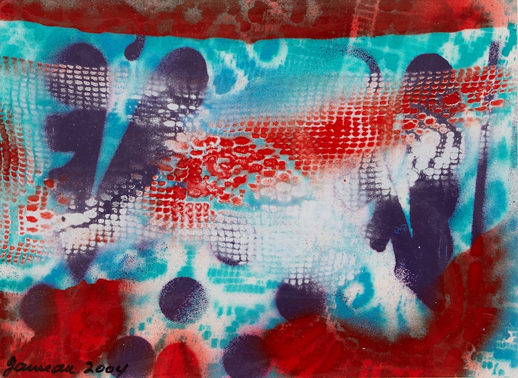 Artwork by Pierre Gauvreau, Rencontre projetée