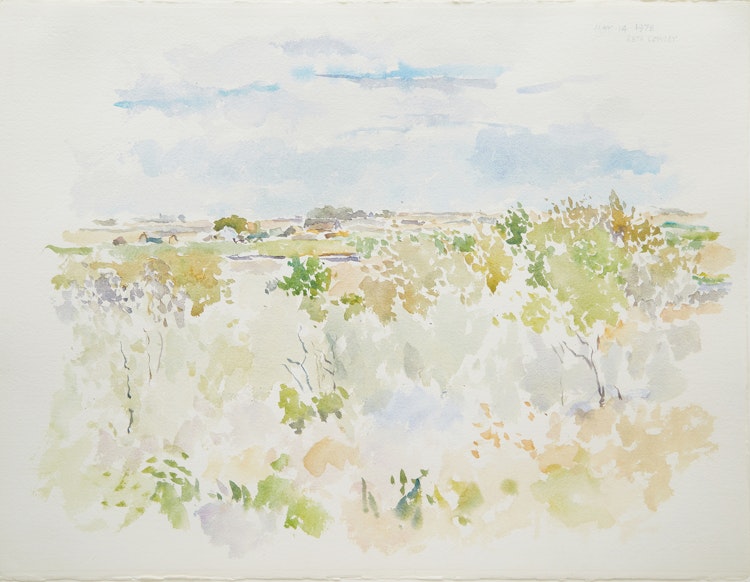 Artwork by Reta Madeline Cowley, Spring Landscape