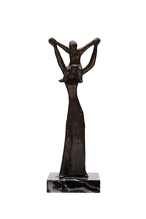 Artwork by Esther Wertheimer, Mother and Child