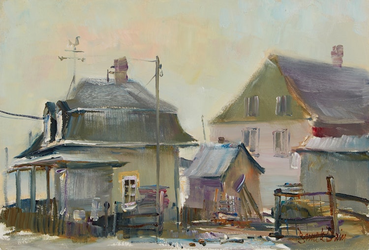 Artwork by Bruce Le Dain, Les Éboulements, Que.