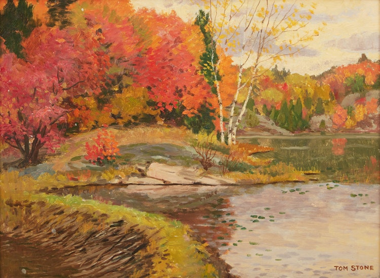 Artwork by Thomas Albert Stone,  Old Beaver Dam