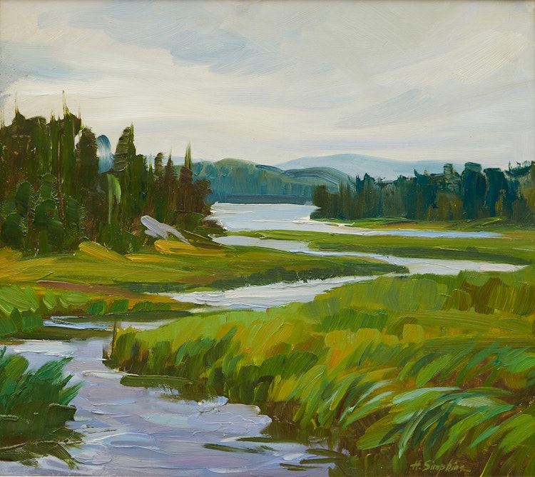 Artwork by Henry John Simpkins, Algoma Territory