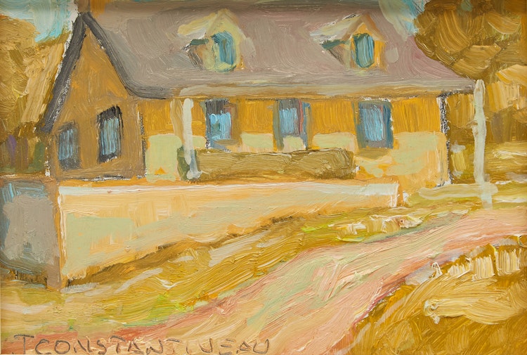 Artwork by Jean Constantineau, Three Quebec Landscapes