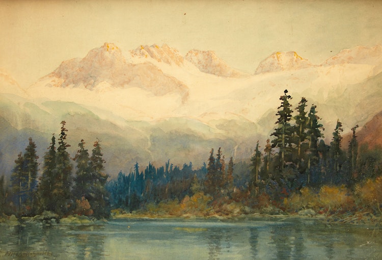 Artwork by Frederic Marlett Bell-Smith, Early Morning in the Selkirks