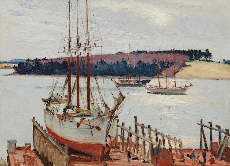Artwork by Robert Wakeham Pilot, Lunenburg, Nova Scotia