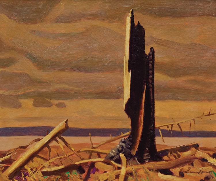 Artwork by Charles Fraser Comfort, Copper Island, Lake of the Woods