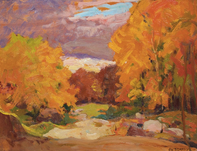 Artwork by John William Beatty,  Fall Colours