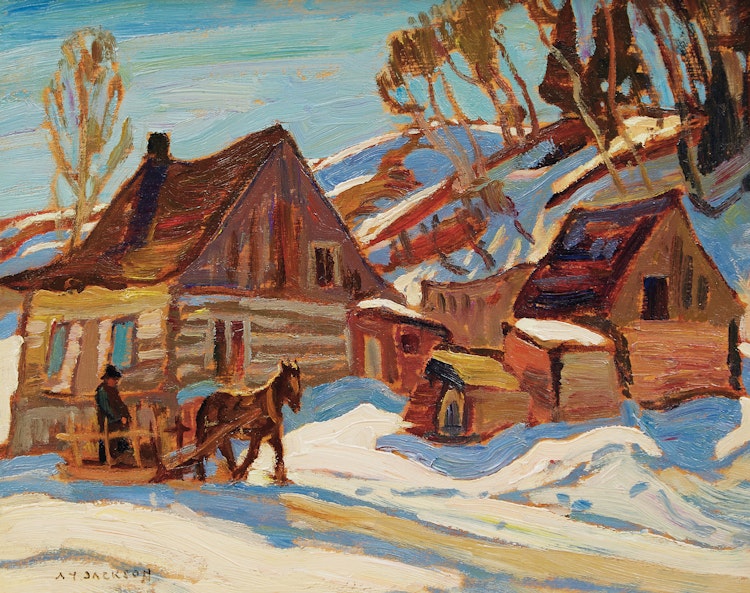 Artwork by Alexander Young Jackson, St. Irenée, Quebec