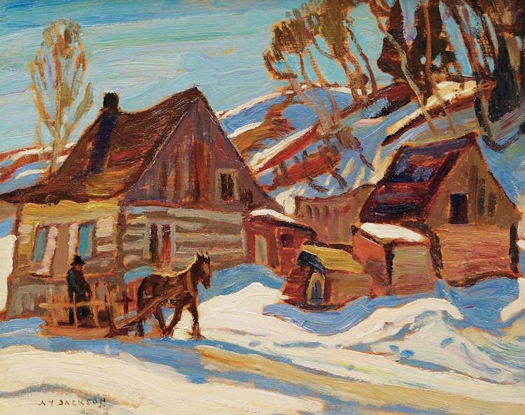 Artwork by Alexander Young Jackson,  St. Irenée, Quebec