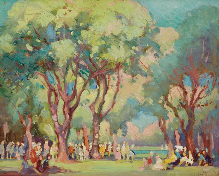 Artwork by Emily Louise Orr Elliott, Summer, Toronto Island