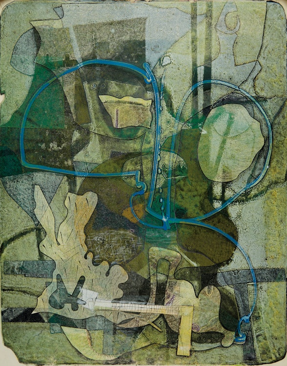 Artwork by Harold Barling Town, Sea Gardens