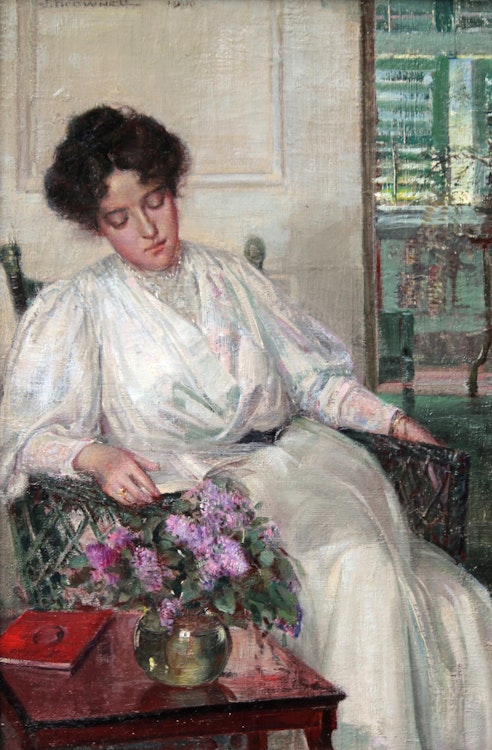 Artwork by Peleg Franklin Brownell,  Resting