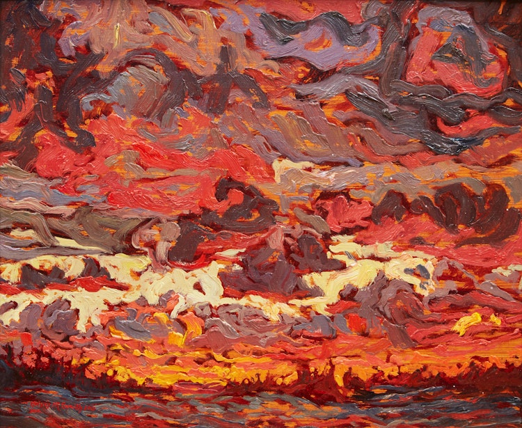 Artwork by Kelvin Smith, Georgian Bay Sunset