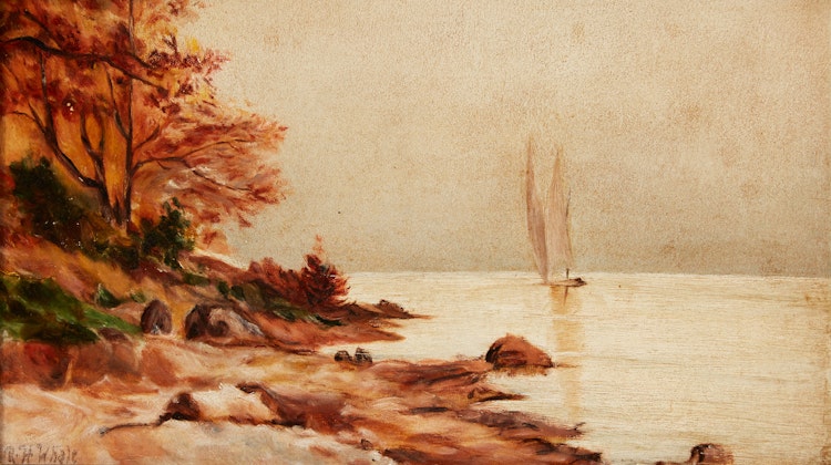 Artwork by Robert Heard Whale, Princess Point, Hamilton