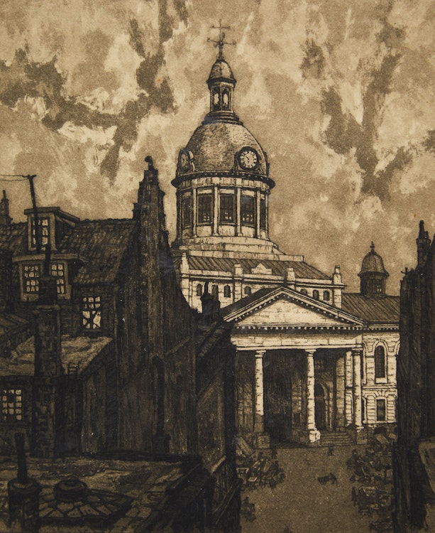 Artwork by Nicholas Hornyansky,  The City Buildings, Kingston